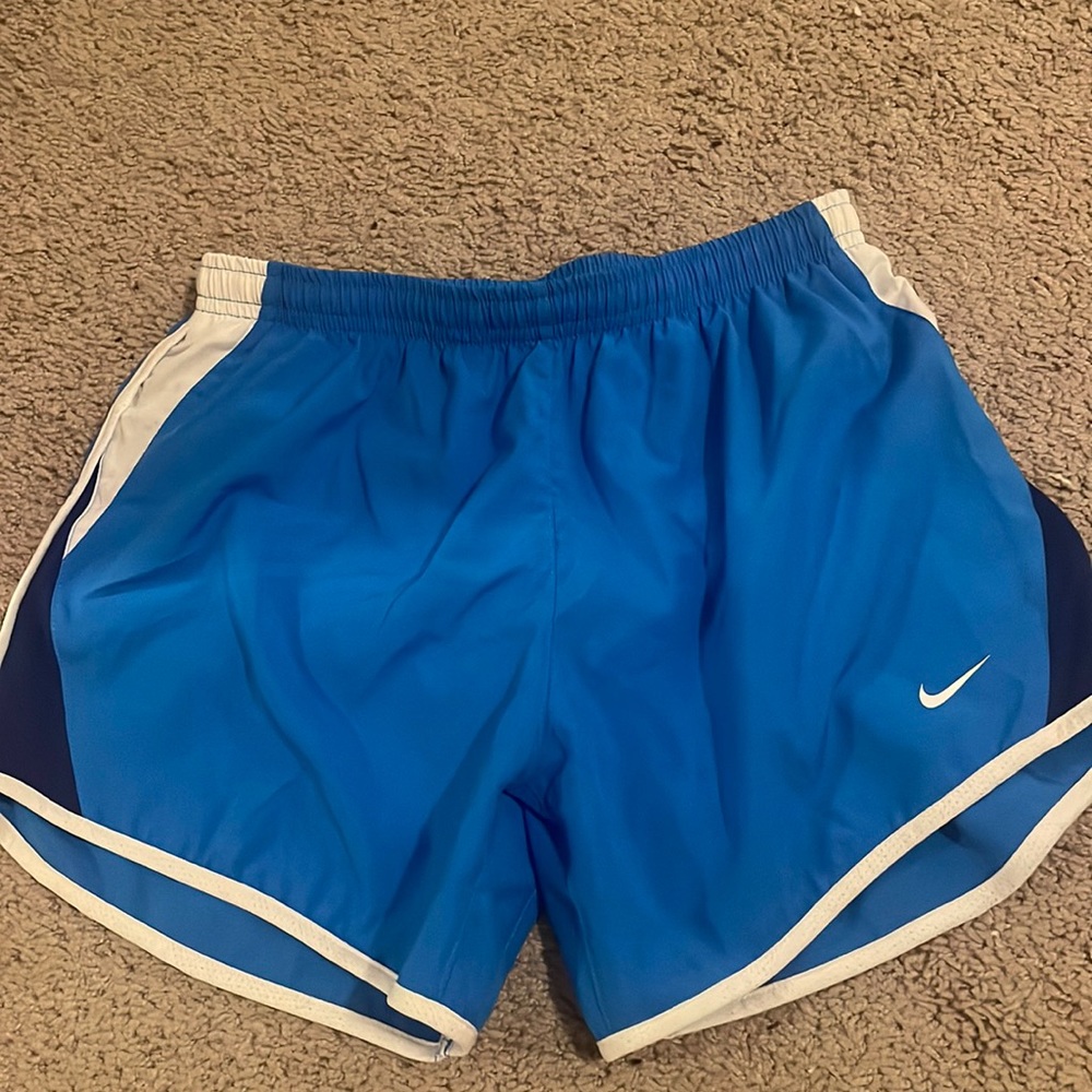 Royal blue Nike athletic shorts - size youth large